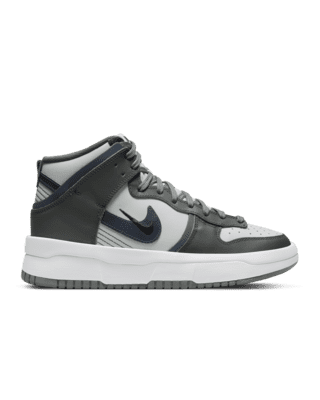 nike womens high tops black and white