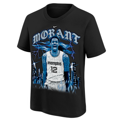 Ja Morant Memphis Grizzlies City Edition Big Kids' Nike NBA T-Shirt