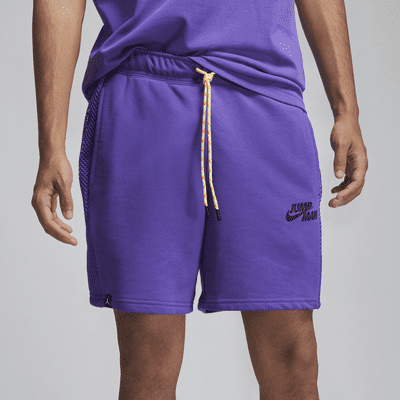 nike fleece shorts purple