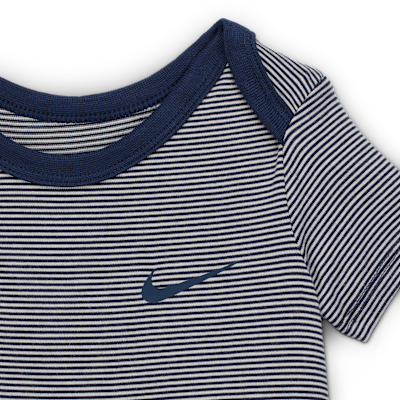 Nike Baby (0-6M) Striped Bodysuit and Joggers Set