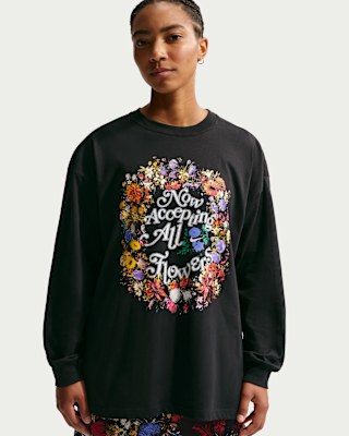 Женская футболка Nike Long-Sleeve Basketball для баскетбола