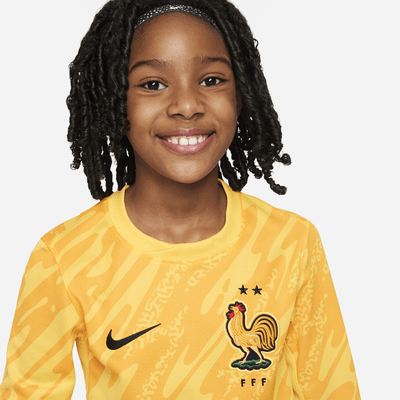 FFF (Men's Team) 2024/25 Stadium Goalkeeper Older Kids' Nike Dri-FIT Football Replica Shirt