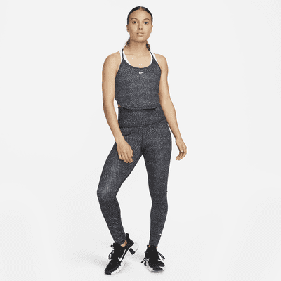 Nike Dri-FIT One Women's Printed Crop Tank Top