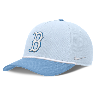 Gorra Nike Dri-FIT de la MLB ajustable para hombre Boston Red Sox Rise