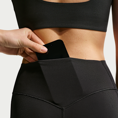 Nike Universa Women's High-Waisted 7/8 Leggings with No Front Seam