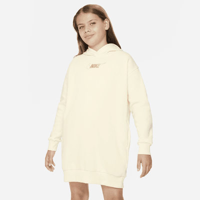 Vestido con gorro para niña talla grande Nike Sportswear Club Fleece