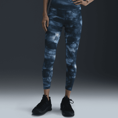 Nike One Women's High-Waisted 7/8 Printed Leggings