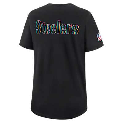 Pittsburgh Steelers Crucial Catch Women's Nike Dri-FIT NFL T-Shirt