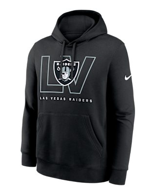 Мужское худи Las Vegas Raiders Busted Play Club Nike NFL Pullover Hoodie