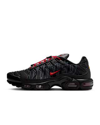 Nike Air Max Plus sneaker Zwart/Wolf Grey/Metallic Silver/University Red
