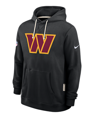 Мужское худи Washington Commanders Initial Home Sideline Nike Dri-FIT NFL Pullover Hoodie