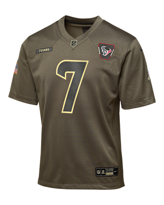 Детские джерси C.J. Stroud Houston Texans Salute to Service Big Kids’ Nike NFL Game Jersey