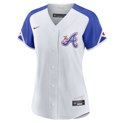 Youth Atlanta Braves Nike White 2023 City Connect Replica Jersey