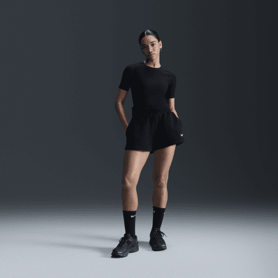 Haut à manches courtes Dri-FIT Nike Zenvy Rib pour femme