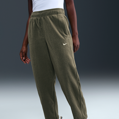 Nike One Women's Therma-FIT Mid-Rise Fleece Trousers