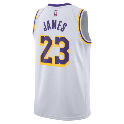 Los Angeles Lakers Nike Dri-FIT NBA Swingman Jersey – 21 Exclusive