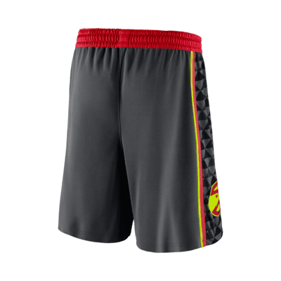 Youth Nike Red Atlanta Hawks 2020/21 Swingman Shorts - Icon Edition 