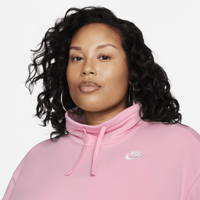 Nike Sportswear Club Fleece Women's Oversized Mock-Neck Sweatshirt ...