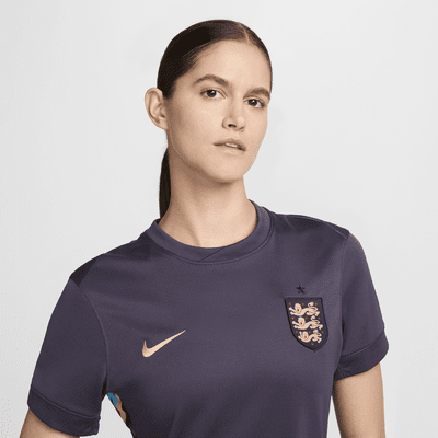 England (男子組) 2024/25 Stadium 客場女款 Nike Dri-FIT 復刻版足球衣