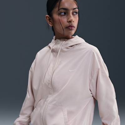 Nike Sportswear Classic Wovens Chaqueta holgada con capucha y protección UV - Mujer