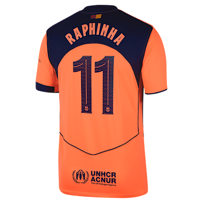Jersey de fútbol Nike Dri-FIT Raphihna Barcelona 2025/26 Stadium para hombre