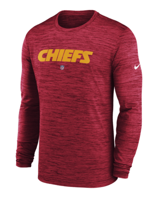 Kansas City Chiefs Nike Velocity Long Sleeve T-Shirt - Black