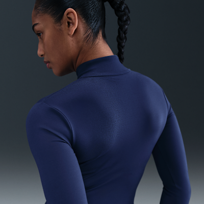 Dámská bunda Nike One Fitted Dri-FIT se zipem po celé délce
