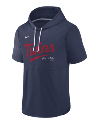 Nike Baseball (MLB Minnesota Twins) Men's 3/4-Sleeve Pullover Hoodie. Nike .com