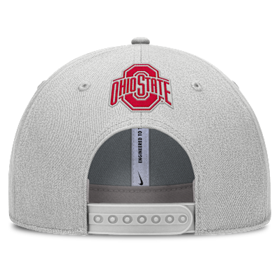 Ohio State On-Field Primetime Rise Men's Nike College Adjustable Hat