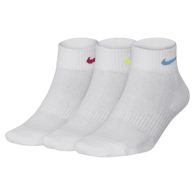 white nike ankle socks womens