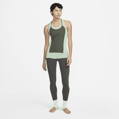 Nike Yoga Dri-FIT Luxe Camiseta de tirantes de tela de canalé para mujer