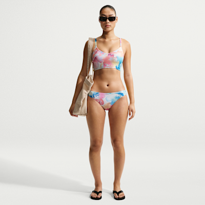 Midkini con cuello en V para mujer Nike Swim