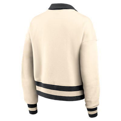 Oregon Legacy Women's Nike College Cropped 1/4-Zip Crew