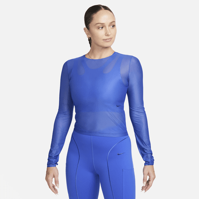 Playera transparente de manga larga Dri-FIT para mujer Nike FutureMove