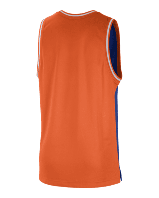 New York Knicks Courtside Nike Men's Dri-Fit NBA Tank Top in Blue, Size: Medium | DX8001-495