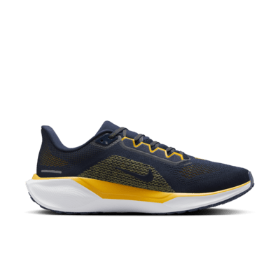 Tenis de correr en pavimento universitarios Nike para hombre West Virginia Pegasus 41