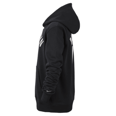 Brooklyn Nets Essential Older Kids' Nike NBA Fleece Pullover Hoodie