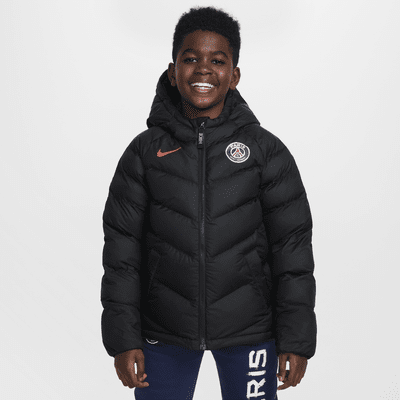 Giacca da calcio con imbottitura sintetica e cappuccio Nike Paris Saint-Germain – Ragazzo/a