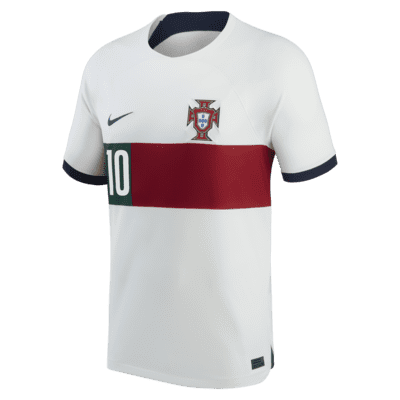 Jersey de fútbol Nike Dri-FIT de la selección nacional de Portugal visitante 2022/23 Stadium (Bernardo Silva) para hombre