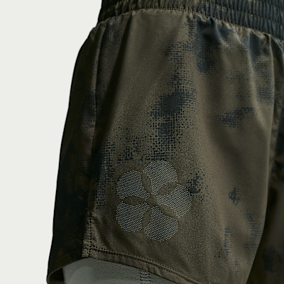 Nike One Women's Dri-FIT High-Waisted 8cm (approx.) 2-in-1 Shorts