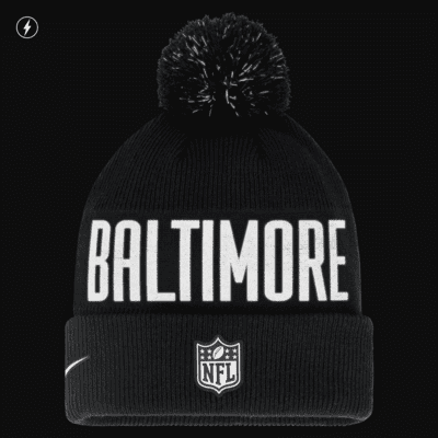 Nike RFLCTV (NFL Baltimore Ravens) Men's Cuffed Beanie.