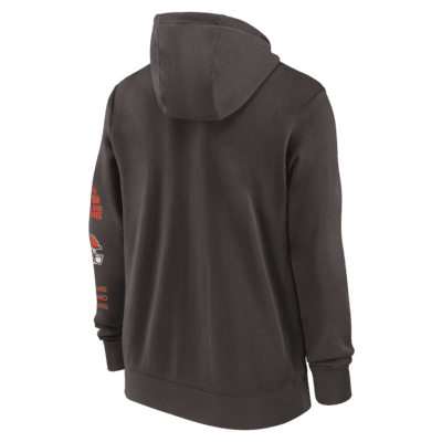 Cleveland Browns Club Men's Nike NFL Full-Zip Hoodie