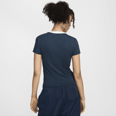 T-shirt corta slim fit Nike Sportswear Chill Knit – Donna