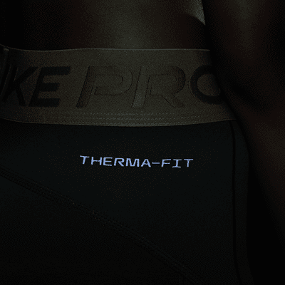 Nike Pro Therma-FIT leggings med mellomhøyt liv til jente