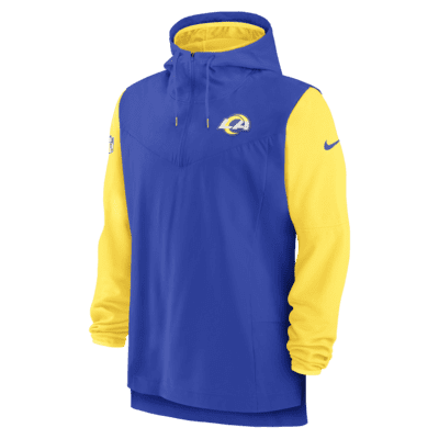 Nike Player Logo (NFL Los Angeles Rams) Men's 1/2-Zip Hoodie