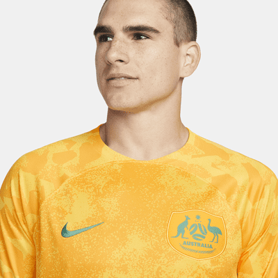 Australia 2022/23 Stadium Home Men's Nike Dri-FIT Soccer Jersey