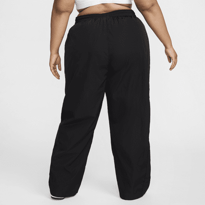 Nike Windrunner Women's High-Waisted Woven Open-Hem Pants (Plus Size)