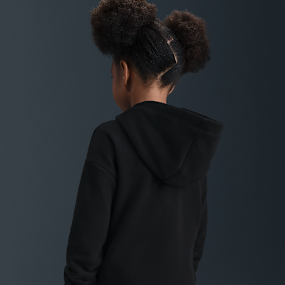 Bluza z kapturem i zamkiem na całej długości dla małych dzieci Nike Sportswear Club Fleece