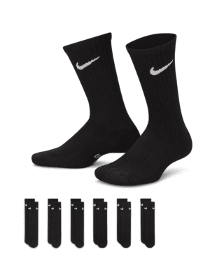 Детские носки Nike Everyday Kids' Cushioned Crew Socks (6 Pairs)