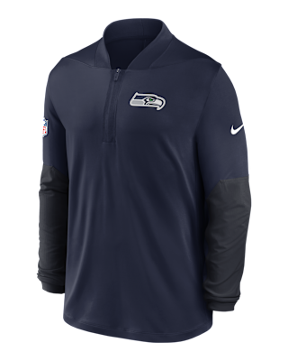 Мужские  Seattle Seahawks Feel The Pressure Nike Dri-FIT NFL 1/2-Zip Top